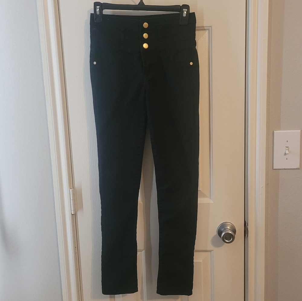Black high waisted skinny pants